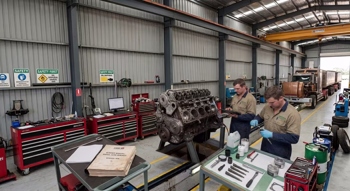 Precision engine overhauls, custom rebuilds, and power testing for big diesel engines.